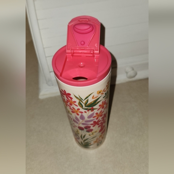 Steel Mill & Company Pink Floral Tall Insulated Travel Coffee Cup - Picture 4 of 7